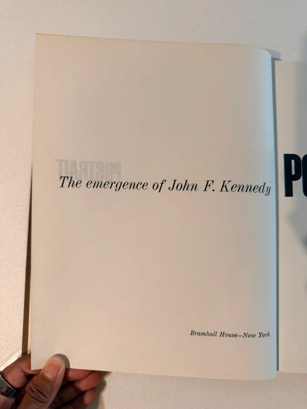Book Portrait by Jaques Lowe Published by Bramhall House NY Hardcover